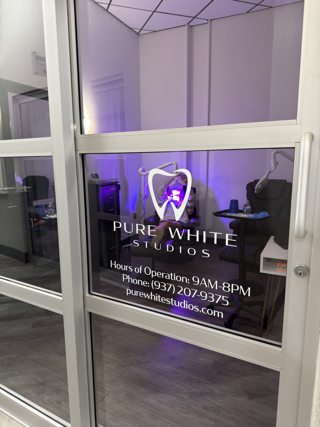 Pure White Studios storefront at the Hill Country Galleria in Bee Cave, TX